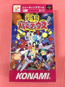 【GM5428/60/0】スーパーファミコンソフト★極上パロディウス★シューティング★SFC★スーファミ★Nintendo★任天堂★説明書付き★