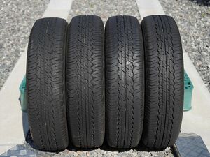 ※訳あり※ バリ山 ほぼ新車外し ダンロップ グラントレック AT20 195/80R15 4本【2024年製 ジムニー シエラ JB74W JB64W バリ溝】