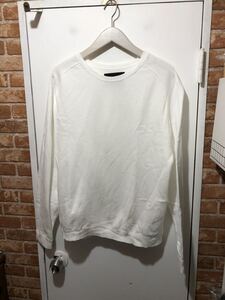 ES：S エス　22SS RAGLAN SLEEVE SWEAT SHIRTS　ラグランスリーブスウェットシャツ　12SWRL-SMCU-110　サイズS ホワイト　FK