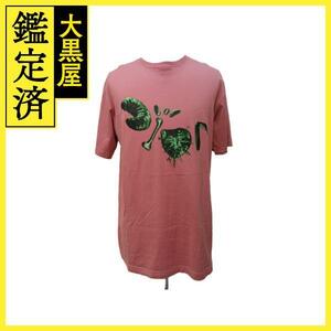 ディオール×トラヴィス・スコット　Tシャツ　メンズS　ダスティピンク　コットン　213J685C0677　2143200539845　【432】