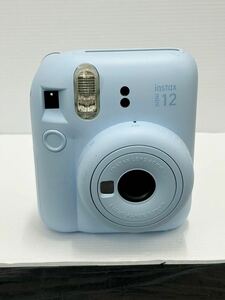 FUJIFILM/富士フィルム instax mini 12 チェキ インスタントカメラ ブルー 簡易動作確認済み 