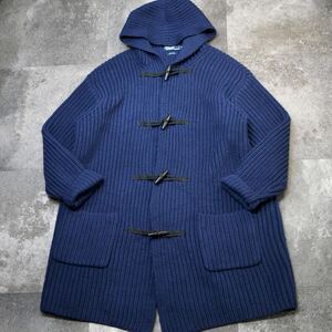 古着 POLO RALPH LAUREN ニット ダッフルコート コート デザインコート オーバーサイズ ヴィンテージ vintage used 80