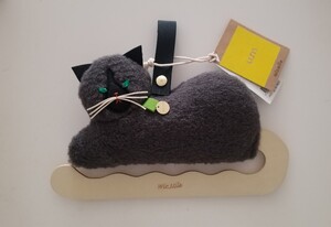 【新品 未使用】 ウィズマイル wizmile　猫ハンガー　ぬいぐるみ　木　