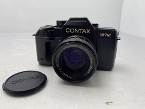 12/19 *114★CONTAX 167MT★コンタックス 一眼レフ フィルムカメラ レンズ Carl Zeiss Planar 1.4/50【中古/現状品/通電確認OK】