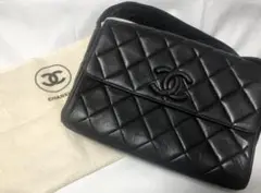 CHANEL シャネル ラムスキン マトラッセ ココマーク ワンショルダーバッグ