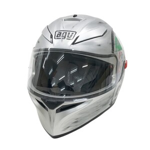 【1円】【新品】agv エイジーブイ ヘルメット K3 SV マット シルバー系 L [240101327963]