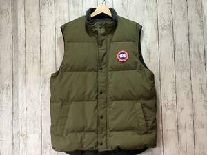 CANADA GOOSE カナダグース Garson Vest Woolガーソンベストウール ダウンベスト 4151M カーキ XL