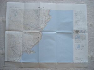 【地図】 稲取 1：25,000 昭和52年発行/ 静岡 伊豆急行電鉄 熱川 片瀬白田 北川 今井浜海岸 東伊豆道路 中部 国土地理院