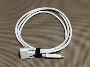 Mini DisplayPort ーDVI ケーブル　美品