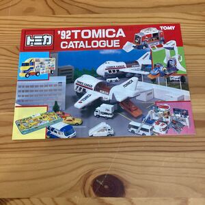 トミカTOMICA ‘92TOMICA CATALOGUE カタログ　TOMY