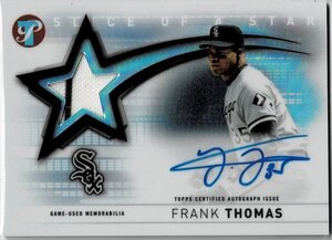 MLB殿堂☆フランク・トーマス 22 Topps Pristine 直筆サインジャージカード