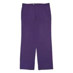 Vintage-like  Deep-Purple stripe slacks