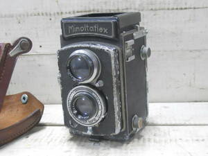 M9427 レトロ S-KONAN RAPID Minoltaflex 1:3.5 1:3.2 f=75mm 二眼レフカメラ 傷汚有 動作チェック無 60サイズ(0504)