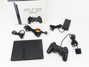 ○美品【SONY ソニー】PS2本体 SCPH-70000 チャコールブラック