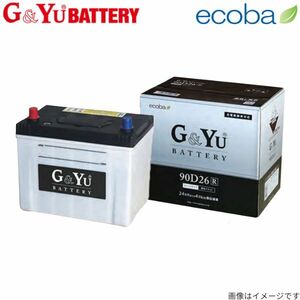 G&Yu バッテリー セドリック/グロリア(Y33) E-HY33 日産 エコバシリーズ ecb-90D26R 寒冷地仕様 新車搭載：80D26R