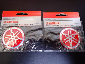 YAMAHA 赤　LABEL 55mm 2枚　　未使用