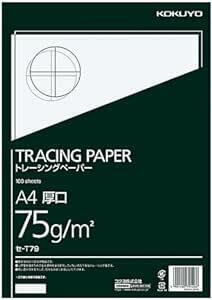 コクヨ トレーシングペーパー 厚口 A4 100枚 セ-T7