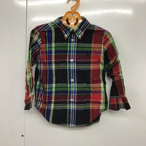 RALPHLAUREN 24M ラルフローレン シャツ、ブラウス 長袖 320516533001 キッズ ベビー 24M ボタンダウン チェック 10083684