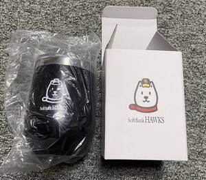 新品未使用非売品★ソフトバンクお父さん犬★ステンレスタンブラー★ソフトバンクホークス★ブラック