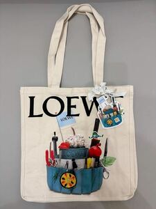 1円スタート！「新品未使用」LOEWE ロエベ トートバッグ　特典カード付き 青