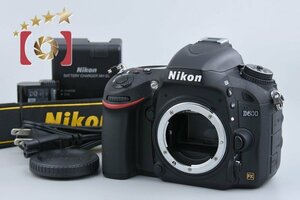 １円出品 Nikon ニコン D600 デジタル一眼レフカメラ シャッター回数僅少【オークション開催中】