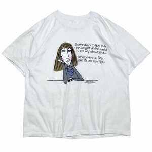 5千スタ【90s USA製 SHOEBOX GREETINGS (A tiny little division of Hallmark) プリント Tシャツ XL】キャラクター アート 古着 ビンテージ