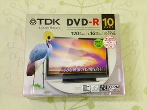 新品未開封 TDK ティーディーケー DVD-R 10枚パック DR120DPWC10UE （CPRM対応）