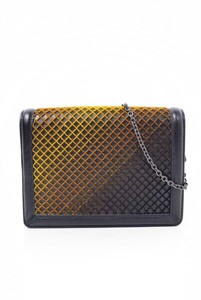 美品 BOTTEGA VENETA グラデーション チェーン 2wayレザーバッグ - ブラック ボッテガヴェネタ KL4QCACL50