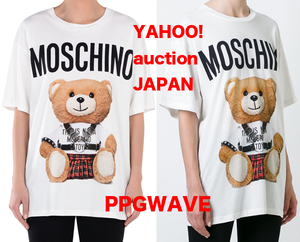 MOSCHINO モスキーノ Jeremy Scott BEAR クマ ベアー パンク Tシャツ 美品!