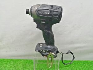 訳あり 中古品 HITACHI 日立工機 18V コードレス インパクトドライバ 黒 WH18DDL2