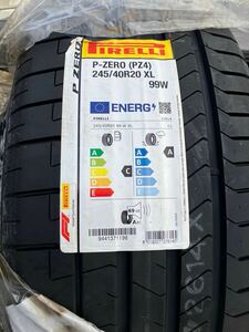 新品2本セット　ピレリ P-ZERO PZ4 245-40R20 XL 99W ピーゼロPZ4 245/40R20