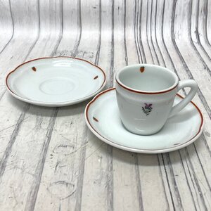 s001 J4 未使用 リチャードジノリ デミタスカップ&ソーサー１客+ソーサー１客 コーヒー イタリア Richard Ginori 食器 欠品あり 保管品