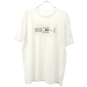 uniform experiment ユニフォームエクスペリメント 20SS LHR AIRLINE TAG TEE Tシャツ UE-200112 ホワイト 4 ITV7YEESNEMO