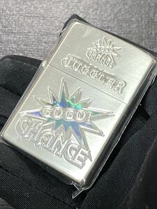 zippo ジャグラー シェル 2面刻印 シルバー 特殊加工 希少モデル 2021年製 GO GO CHANCE JUGGLER