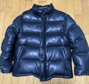 美品■ Wind Armor ウインドアーマー ■羊革 ダウンジャケット肉厚 防寒（検索ニチワ/PaulSmith/DURBAN/TATRAS/ DIESEL）　　　　　　