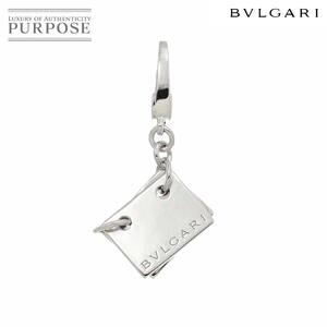 ブルガリ BVLGARI メモ チャーム K18 WG ホワイトゴールド 750 ペンダント トップ Charm 90235126