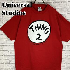 Universal Studios ユニバーサルスタジオ ユニバーサルオーランド THING 2 ロゴ Tシャツ 半袖 輸入品 春服 夏服 海外古着 テーマパーク