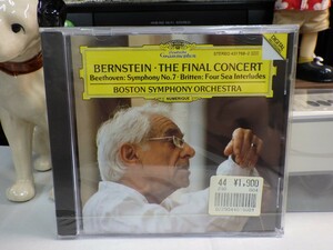 緑2｜NEW新品未開封！★CD / DG★THE FINAL CONCERT-BEETHOVEN:SYM7/BRITTEN:4SEA｜LEONARD BERNSTEIN レナード・バーンスタイン