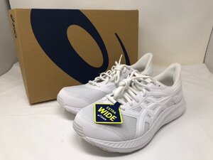 ◆asics アシックス　ジョルト4　ランニングシューズ　白　1011B602　エクストラワイド　26.5㎝　中古◆14554★