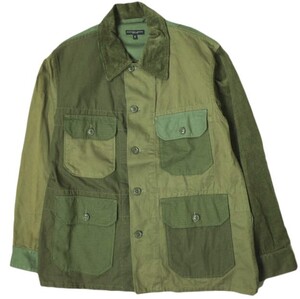 Engineered Garments x BEAMS PLUS エンジニアードガーメンツ 別注 Camp Jacket キャンプジャケット S Olive クレイジーパターン g19240