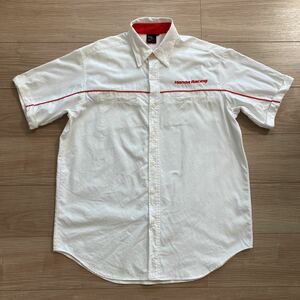 HONDA Racing Shirt ホンダ レーシング レースシャツ ピットシャツ Sサイズ ユーズド 日本製