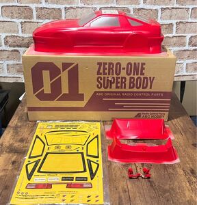 ABCHOBBY 01ZERO-ONE SUPER BODY TOYOTA SUPER 1/10電動ツーリングカー用 ボディA70スープラ＊塗装品　中古品