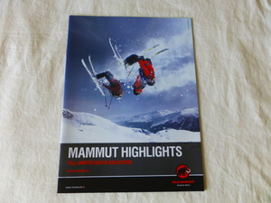 MAMMUT HIGHLIGHTS FALL-WINTER 2015/16 COLLECTION カタログ 日本語版 マムート Mammut MAMMUT Absolute alpine