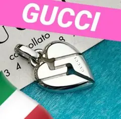 美品　GUCCI ハートノットペンダント