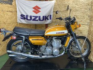 タイムセール車両!!ウェビック掲載中! 【車検証付 令和8年10月】SUZUKI GT750 初期型 1972年モデル 昭和47年 旧車 スズキ GT/GT380/GT550