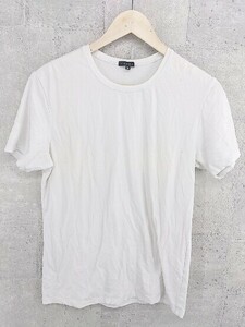 ◇ Theory セオリー 半袖 Tシャツ カットソー サイズ38 オフホワイト系 メンズ