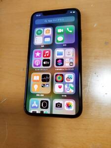 apple ドコモiPhone X 256GB バッテリー８６％　シムフリー