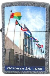 ZIPPO(ジッポ) 　オイルライター　PLANETA UNITED NATIONS： 国際連合　843564AB1105C05