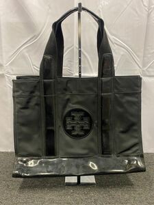 ◆【売り切り】 TORY BURCH トリーバーチ エナメル ハンドバッグ 黒