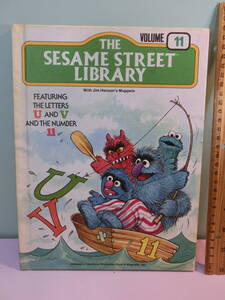 セサミストリート◆ビンテージ 洋書 絵本 アーニー グローバー クッキーモンスター マペッツ 本 70s SESAME STREET Vintage ジムヘンソン